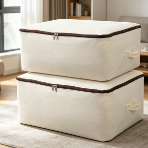 Thickened Soft Canvas Pillow Storage Bag (Breathable)
