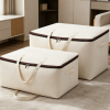 Heavy-Duty Cotton Canvas Pillow Storage Bag (Dust-Proof)
