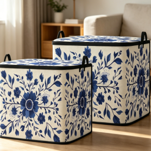 Pillow Storage Bag With Lid (Wardrobe & Under-Bed Use)