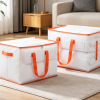 Transparent Oversized Pillow Moving Bag With Label Slot