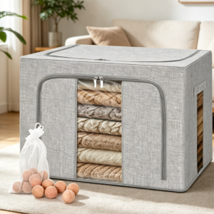 Steel-Frame Supported Storage Bag With Pest Protection